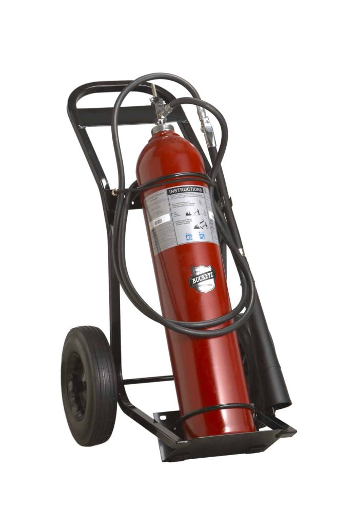 Extintor CO2, 50 lb, Listado UL, Buckeye