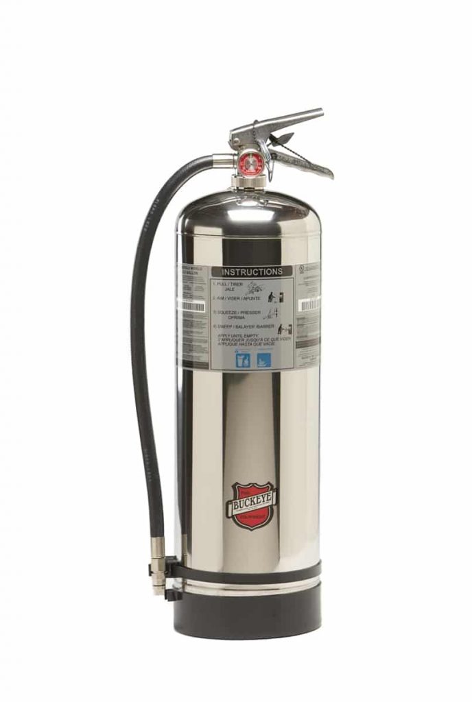 Extintor Tipo K, para Cocinas, Listado UL, Buckeye